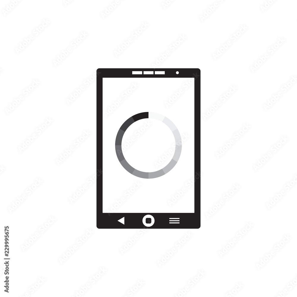 Smartphone Loading icon Smartphone Loading icon