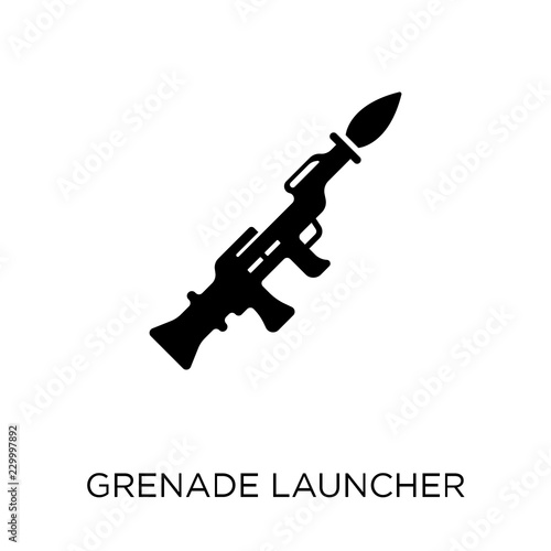 Grenade Launcher icon. Grenade Launcher symbol design from Army collection. Simple element vector illustration. Can be used in web and mobile.