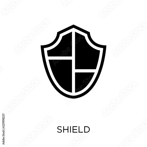Shield icon. Shield symbol design from Army collection. Simple element vector illustration. Can be used in web and mobile.