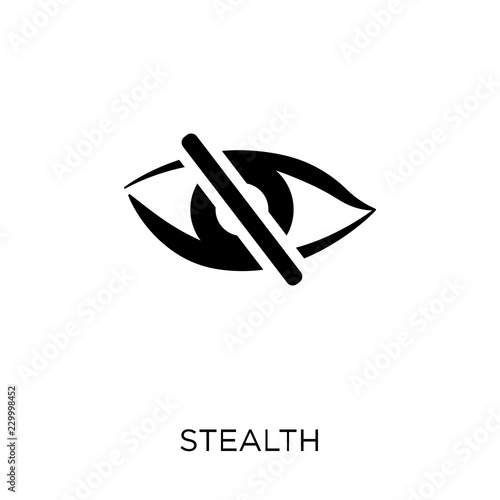 stealth icon. stealth symbol design from Army collection. Simple element vector illustration. Can be used in web and mobile.