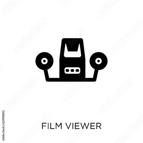 Film viewer icon. Film viewer symbol design from Cinema collection.