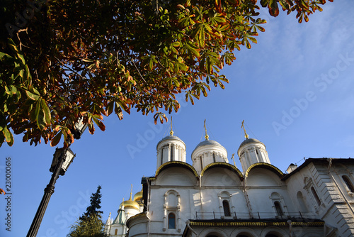 Architecture of Moscow Kremlin. Twelve apostles church.