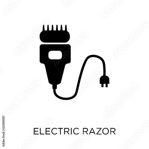 Electric razor icon. Electric razor symbol design from Hygiene collection.