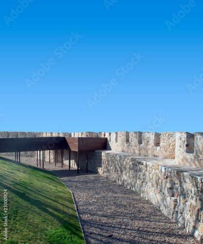 Top of the wall of the castle of Zamora
