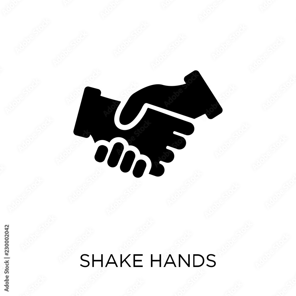 Shake hands icon. Shake hands symbol design from Insurance collection. Simple element vector illustration. Can be used in web and mobile. Shake hands icon. Shake hands symbol design from Insurance collection. Simple element vector illustration. Can be used in web and mobile.