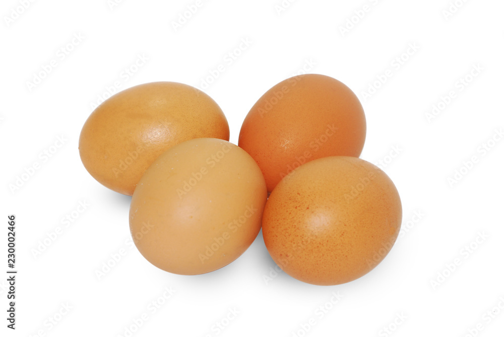 eggs isolated on white background eggs isolated on white background
