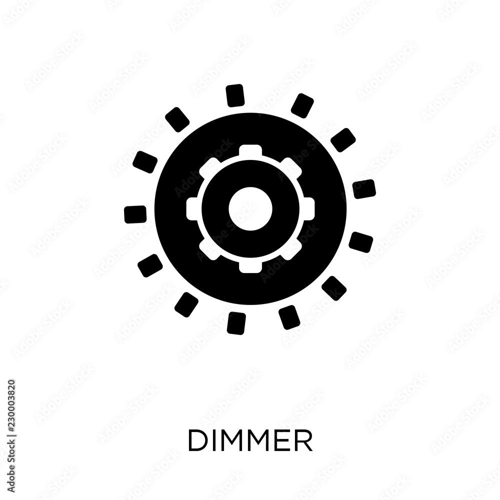Dimmer icon. Dimmer symbol design from Smarthome collection. Dimmer icon. Dimmer symbol design from Smarthome collection.