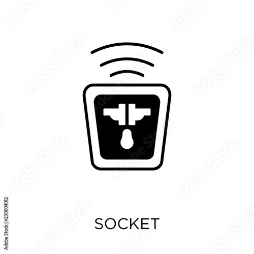 Socket icon. Socket symbol design from Smarthome collection.