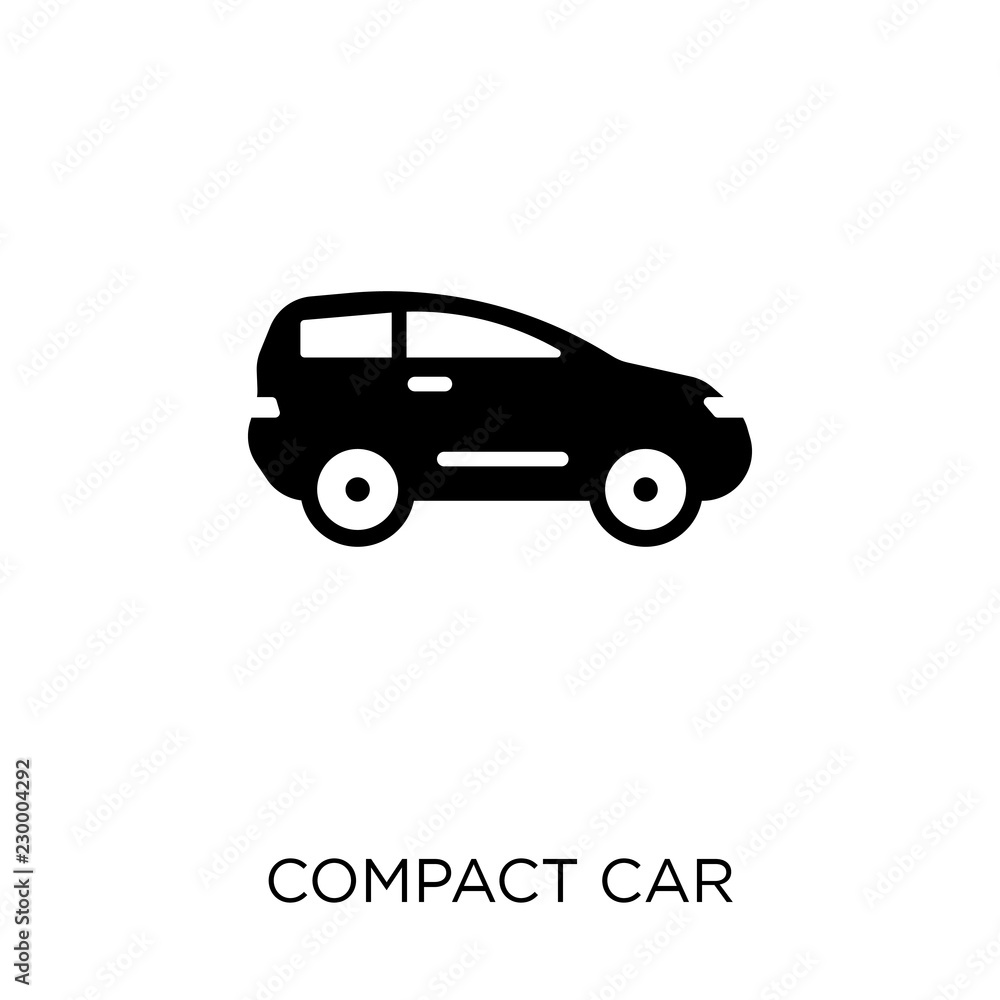 compact car icon. compact car symbol design from Transportation collection. Simple element vector illustration. Can be used in web and mobile.