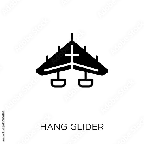 hang glider icon. hang glider symbol design from Transportation collection. Simple element vector illustration. Can be used in web and mobile.