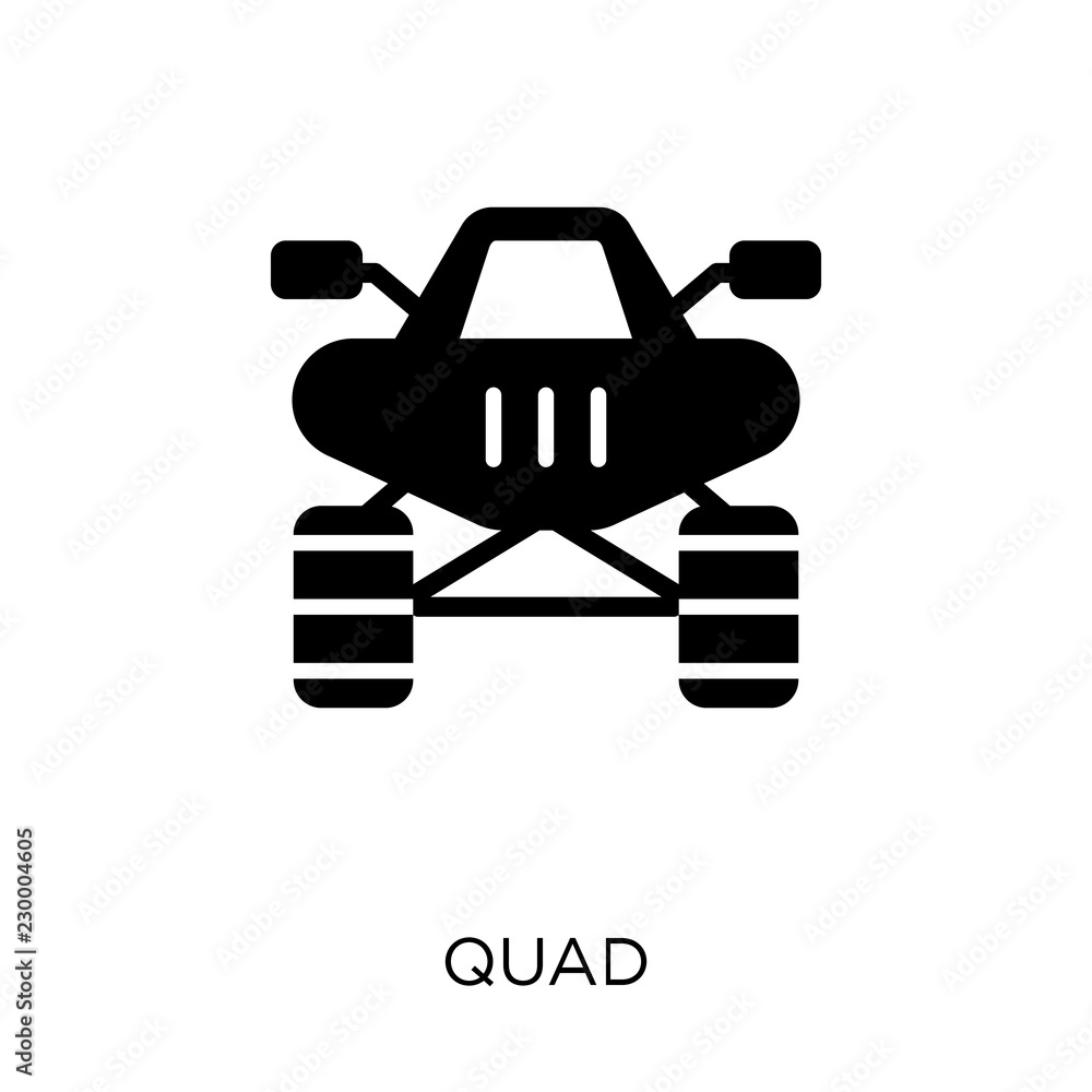 Quad icon. Quad symbol design from Transportation collection. Simple