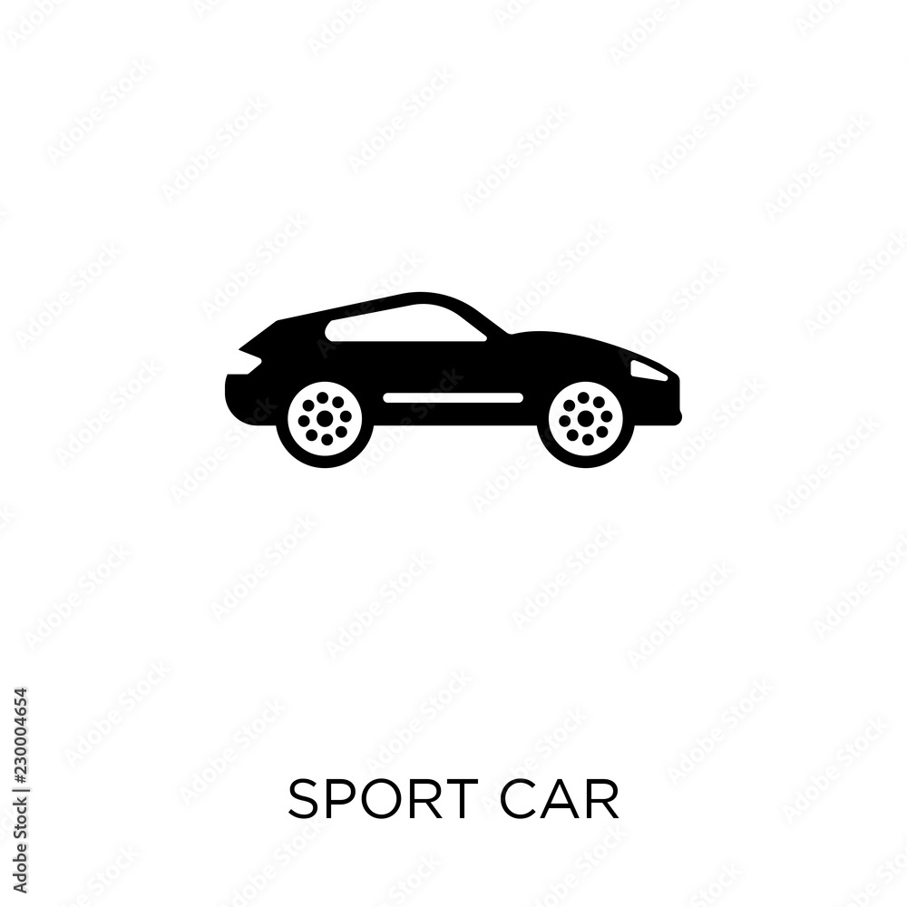 Sport car icon. Sport car symbol design from Transportation collection. Simple element vector illustration. Can be used in web and mobile.