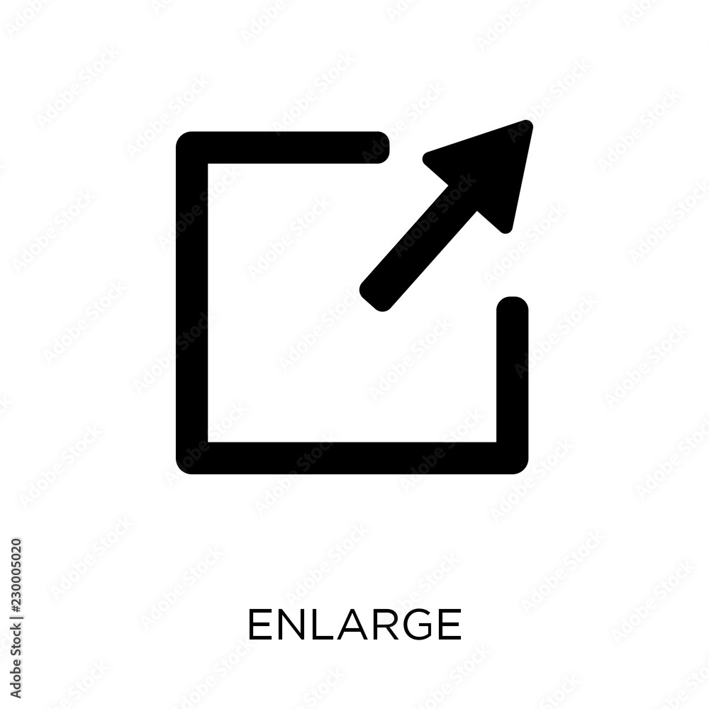 Enlarge icon. Enlarge symbol design from Web navigation collection. Enlarge icon. Enlarge symbol design from Web navigation collection.