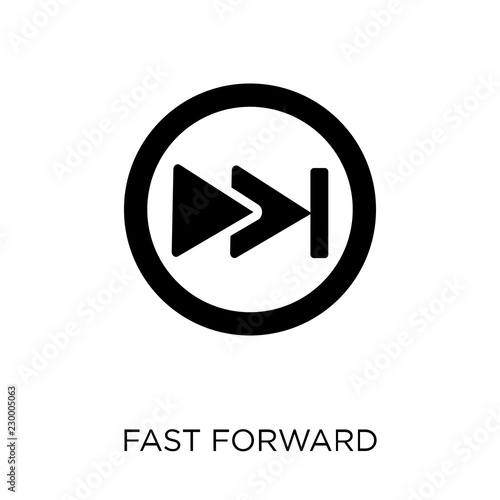 fast forward symbol Stock Illustration