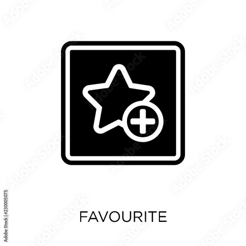 Favourite icon. Favourite symbol design from Web navigation collection.