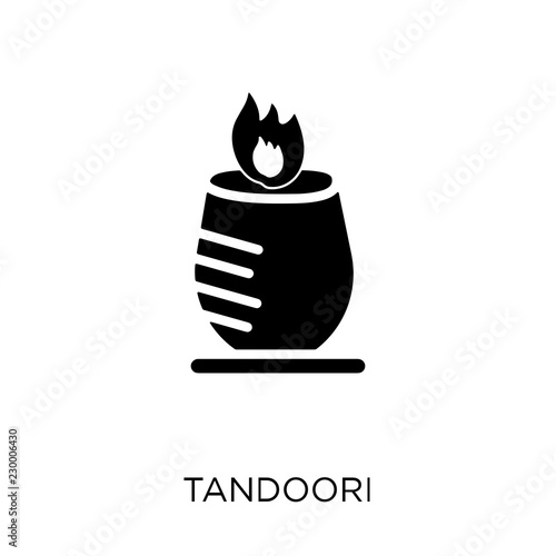 Tandoori icon. Tandoori symbol design from India collection.
