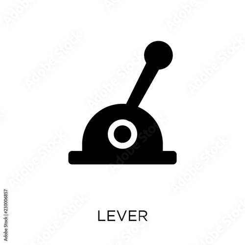 Lever icon. Lever symbol design from Industry collection.