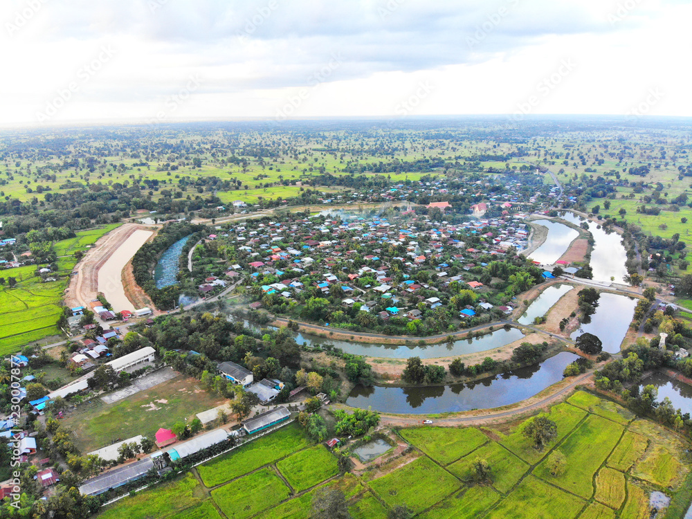 Fototapeta premium created by dji camera