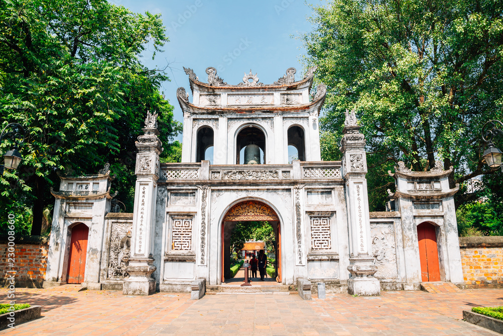Temple of literature in Hanoi, Vietnam