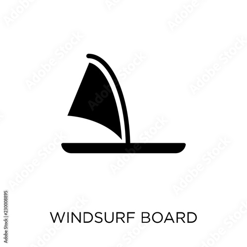 Windsurf Board icon. Windsurf Board symbol design from Nautical collection.