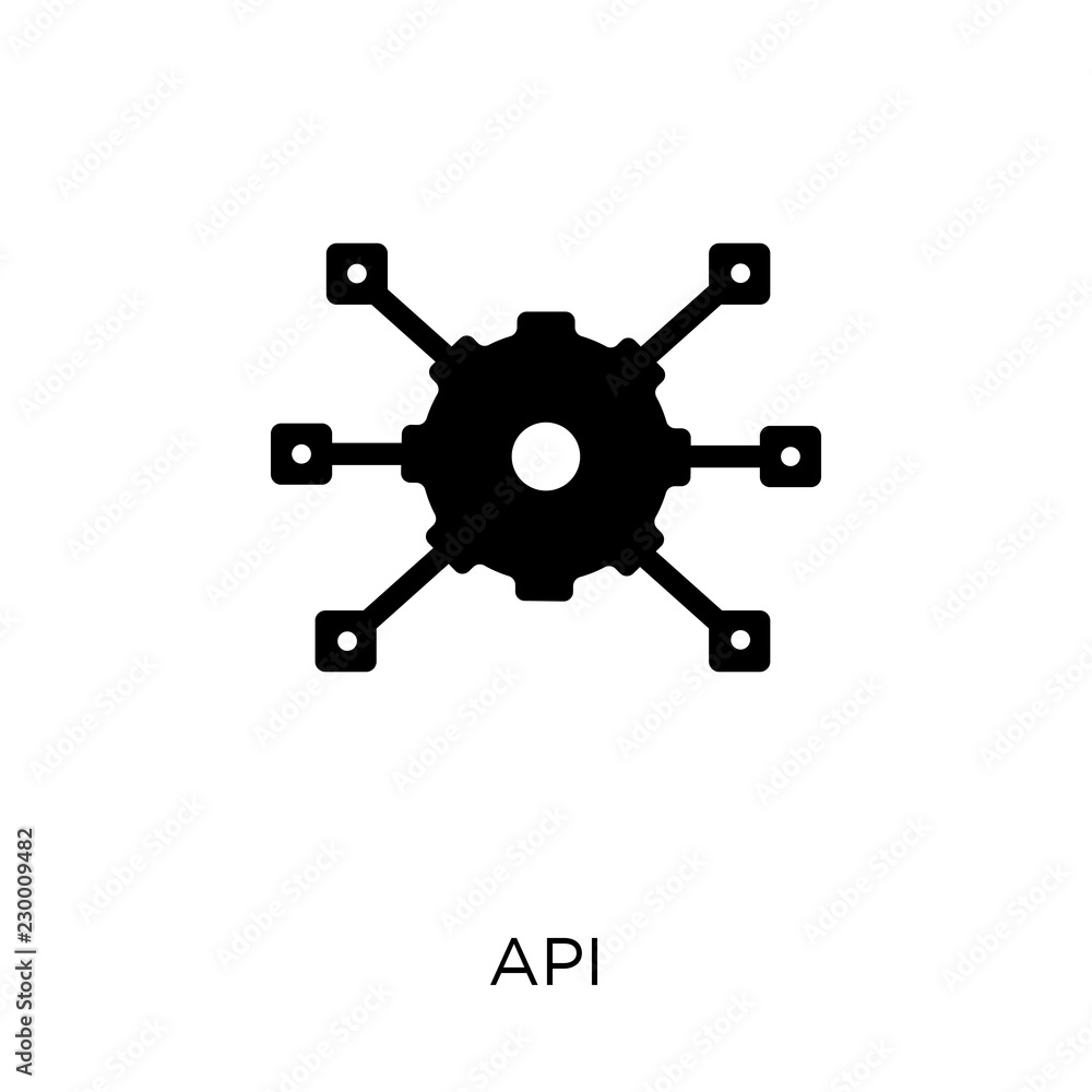 Api icon. Api symbol design from Programming collection.