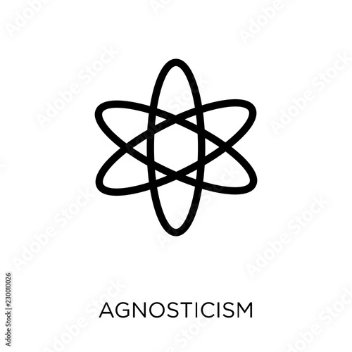agnosticism icon. agnosticism symbol design from Religion collection.
