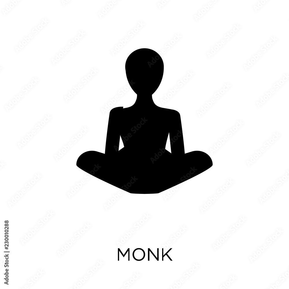 Monk icon. Monk symbol design from Religion collection. Monk icon. Monk symbol design from Religion collection.