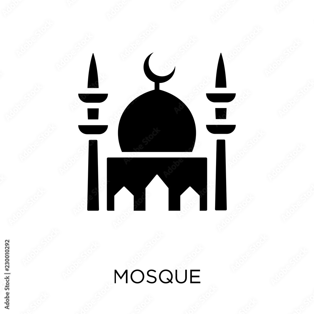 Mosque icon. Mosque symbol design from Religion collection. Mosque icon. Mosque symbol design from Religion collection.