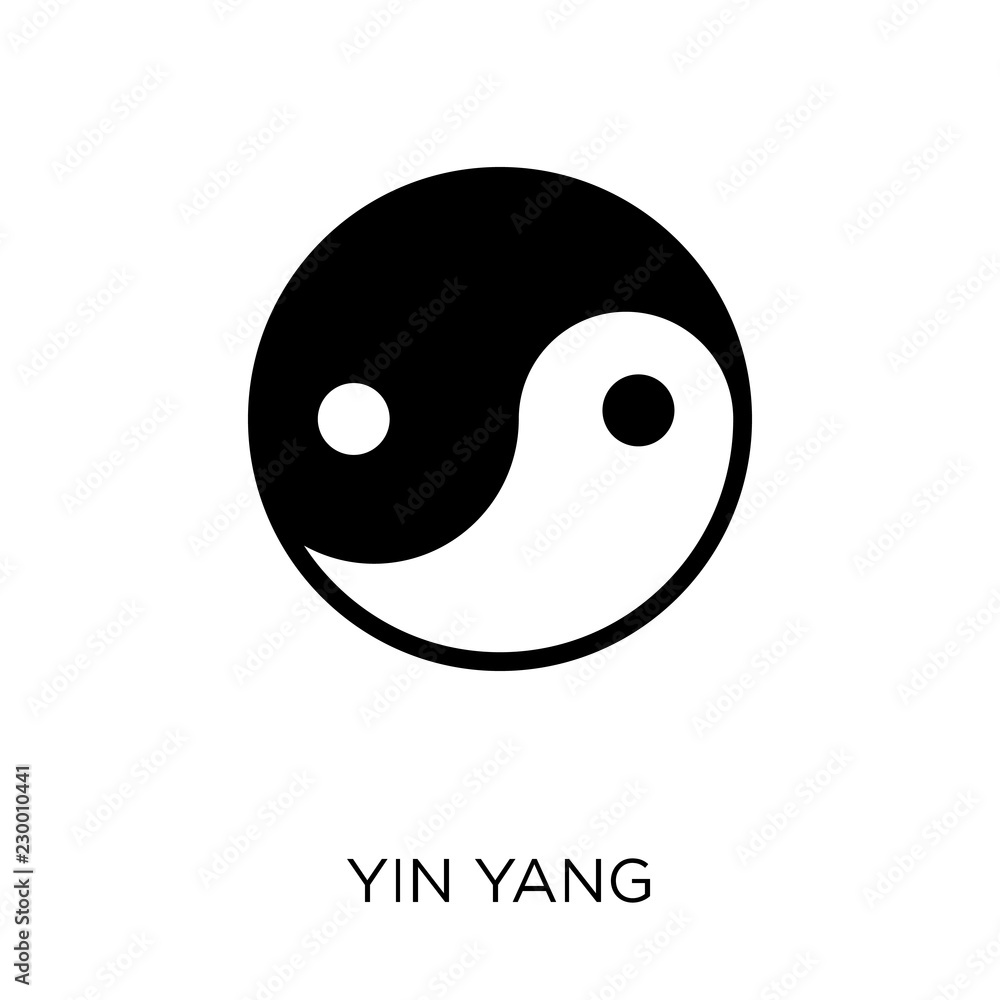 Yin Yang icon. Yin Yang symbol design from Religion collection. Yin Yang icon. Yin Yang symbol design from Religion collection.
