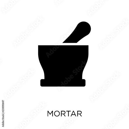 Mortar icon. Mortar symbol design from Science collection.