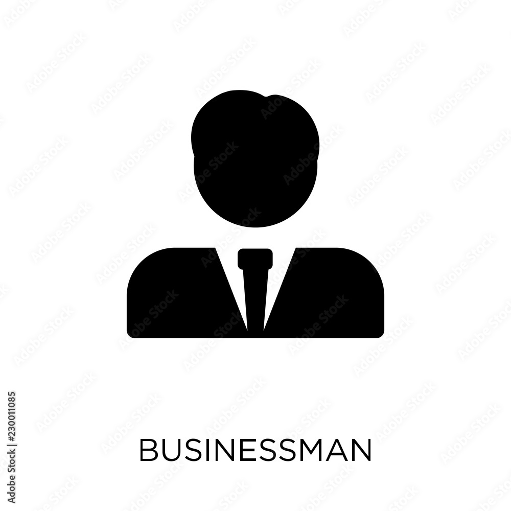Businessman professional icon. Businessman professional symbol design from Strategy collection.