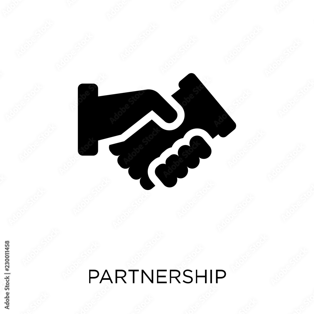 Partnership icon. Partnership symbol design from Startup collection. Partnership icon. Partnership symbol design from Startup collection.