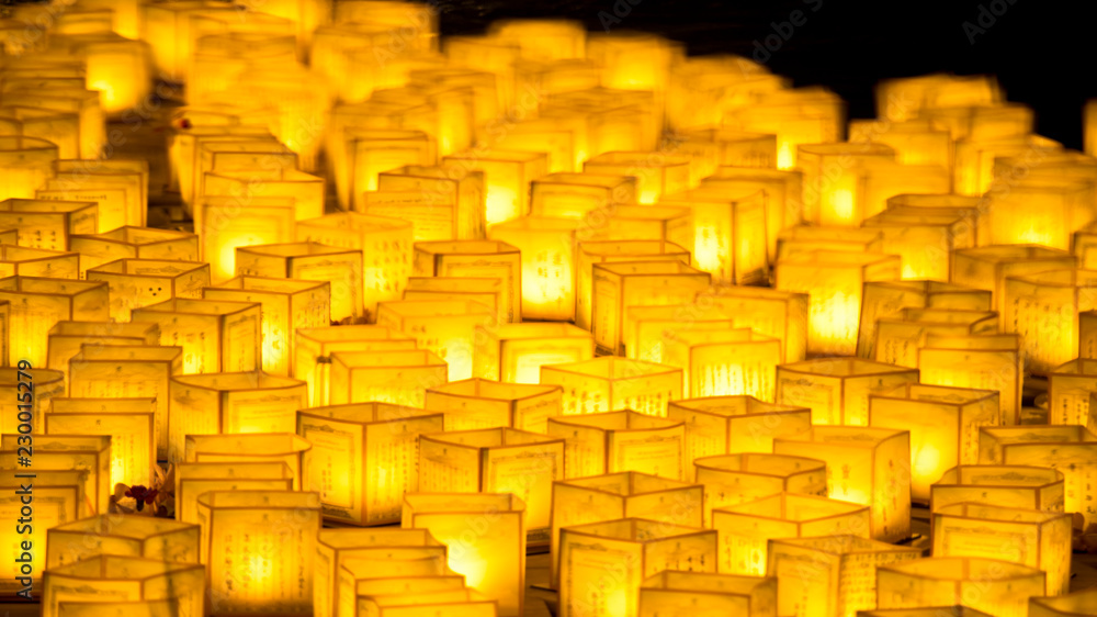 water lanterns at night water lanterns at night