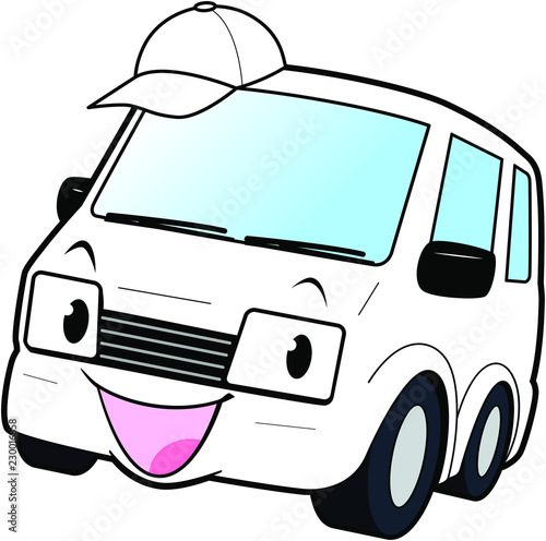 働く車（ミニバン）