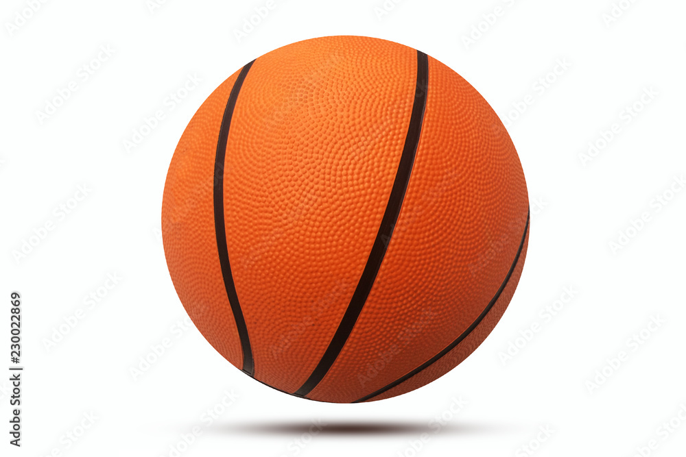 Basketball on white background,sport basketball