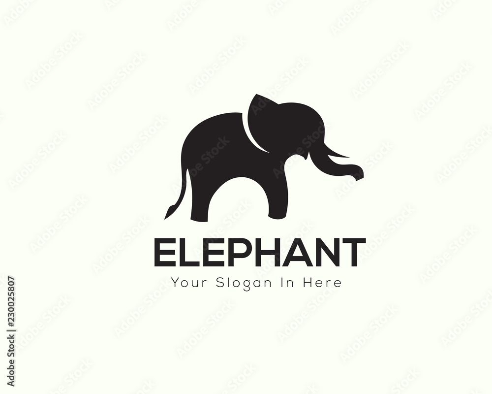Stand elephant logo design inspiration Stand elephant logo design inspiration