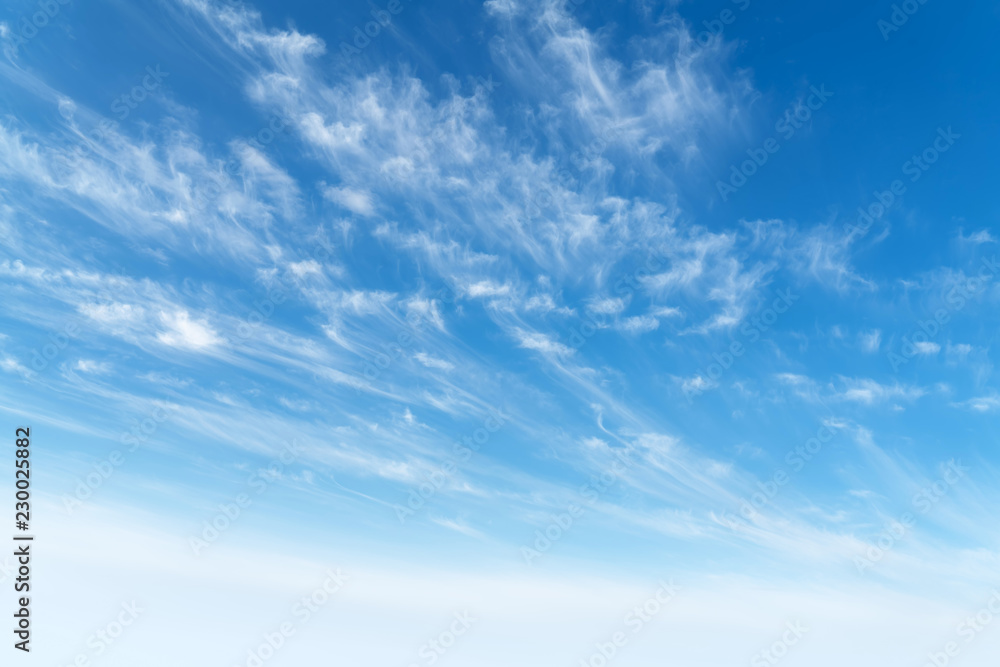 Blue sky and white clouds Blue sky and white clouds