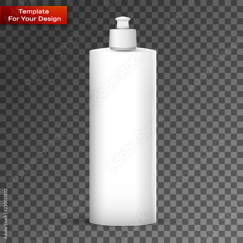 Blank dish washing liquid package