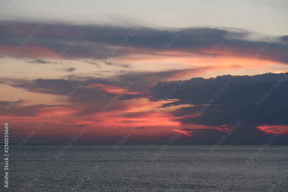 Naklejka premium sunset