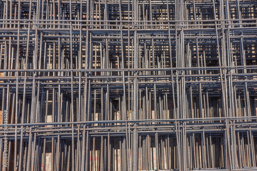 Wire mesh weave together Before being placed on the floor To add strength to the concrete. Wire mesh weave together Before being placed on the floor To add strength to the concrete.