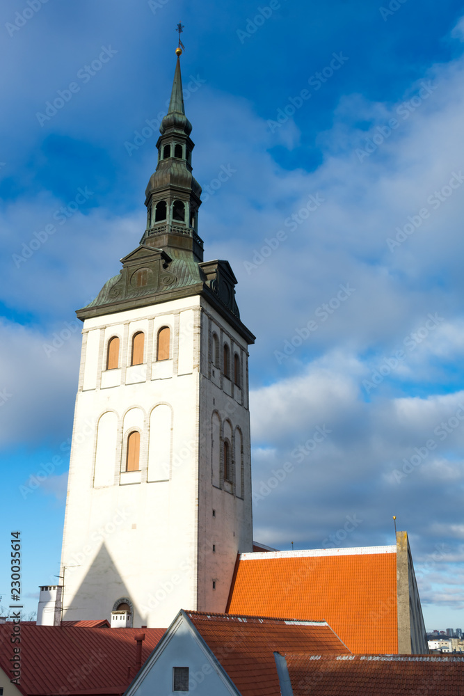Niguliste Church in Tallinn old town