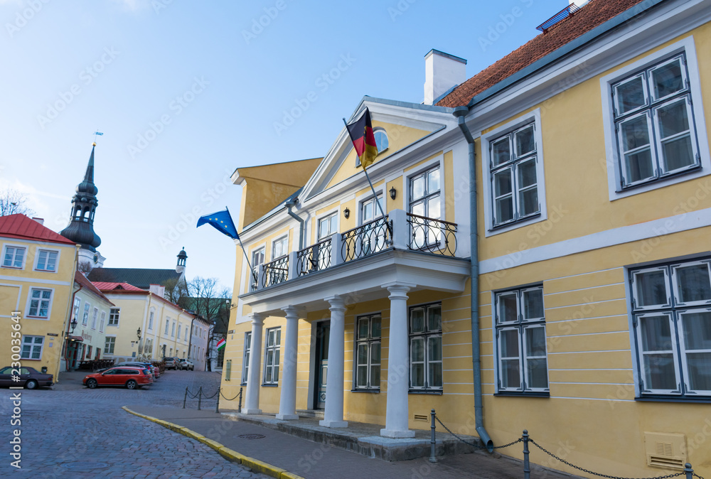 Tallinn. Estonia. German Embassy building in the old town