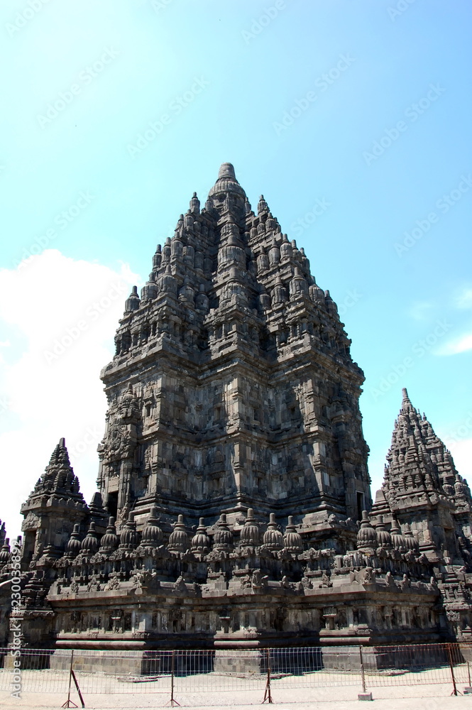 Prambanan temple near Yogyakarta on Java island, Indonesia. Temple of Shiva 