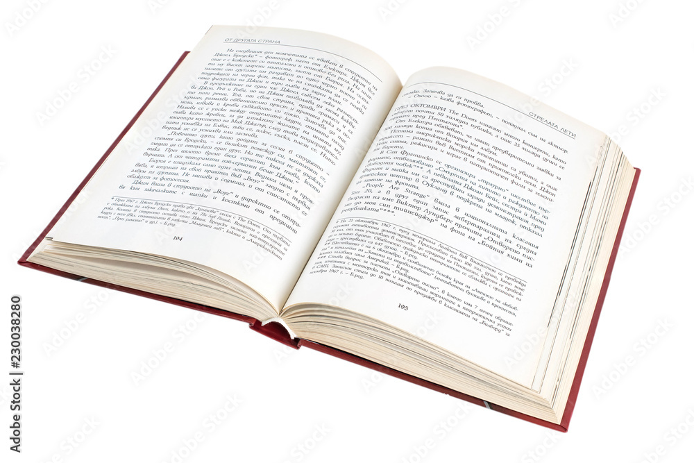 Isolated on white background open book Isolated on white background open book