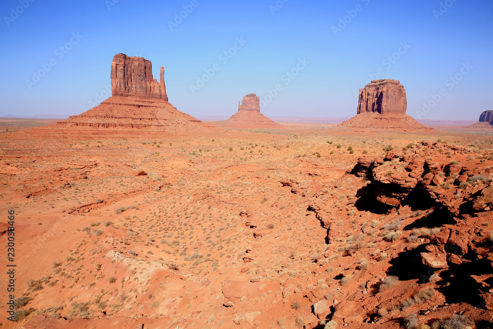 Scenic Monument Valley in Utah, USA