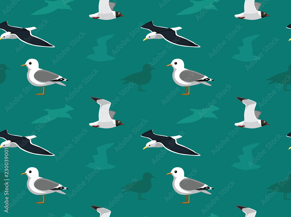 Obraz premium Bird Gull Wallpaper