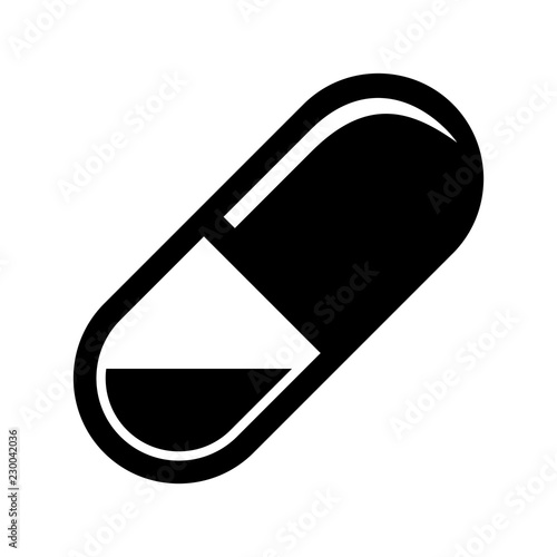 Pill vector icon