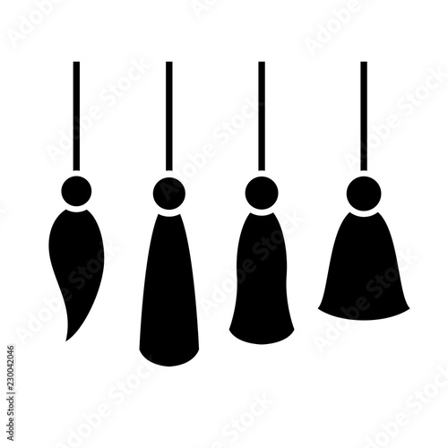String and tassel icon