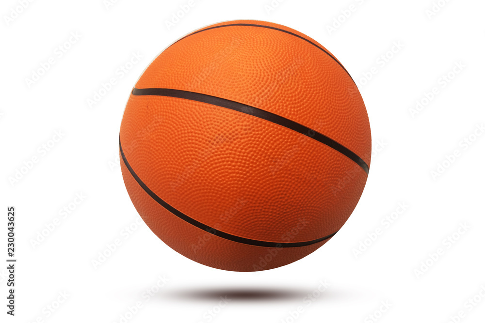 Basketball on white background,sport basketball