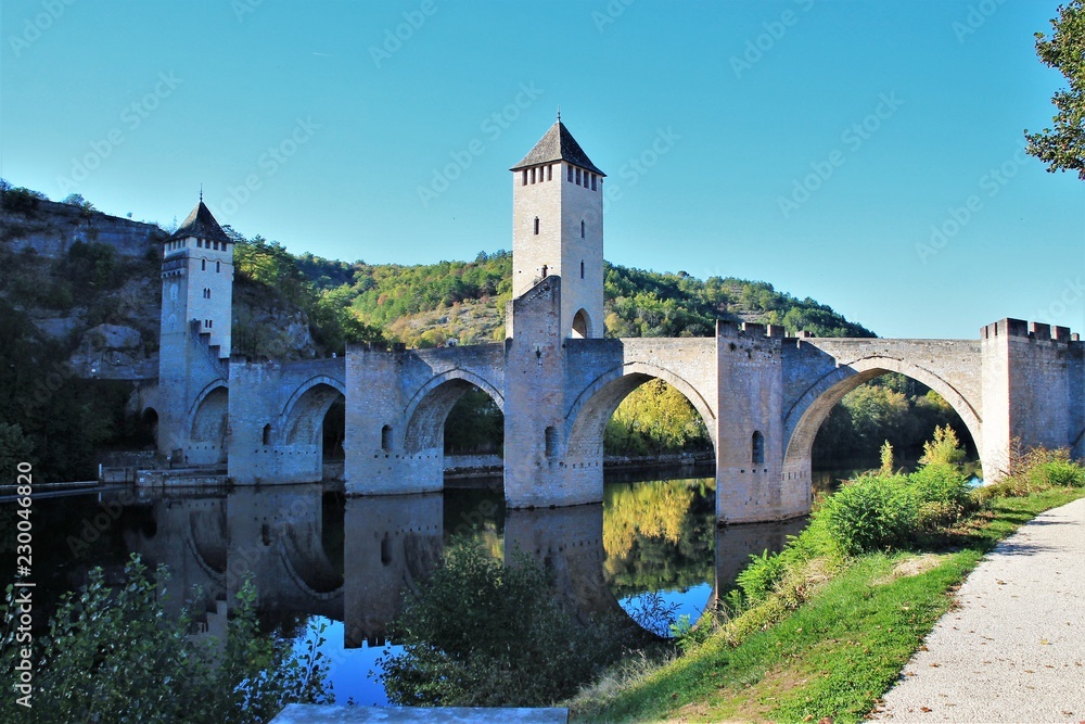 Paysage à Cahors.